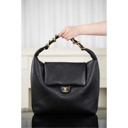 [팬더] 샤넬 25 맥시 호보 백 블랙