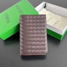 [징] 보테가 베네타 인트레치아토 여권 지갑 다크 바롤로 13*9.5