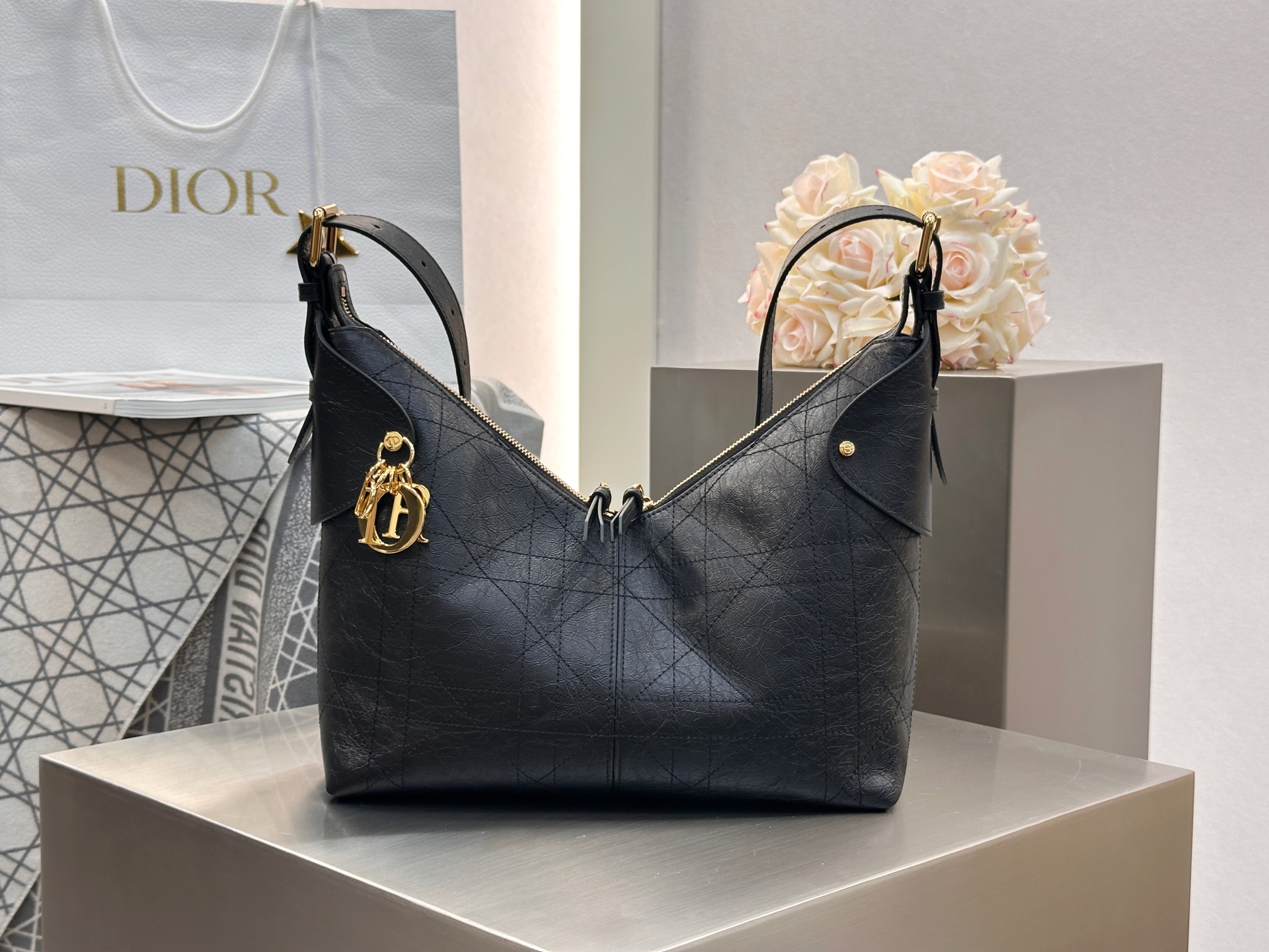 [팬더샵] 디올 보야주 미디엄 백 28*18*12