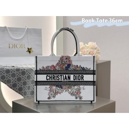 [팬더샵] 디올 북토트 백 화이트 멀티 컬러 미디엄 36*28*16