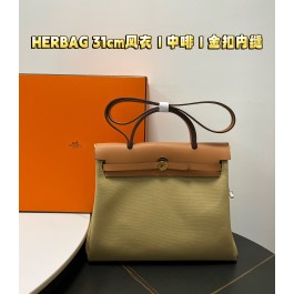 [다바오] 에르메스 에르 캔버스 토트백 31*