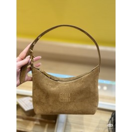 [작은미우] 미우미우 스웨이드 숄더 백 10*18.5*14