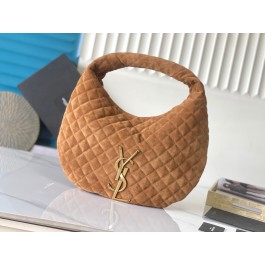 [센락] 생로랑 스웨이드 카라멜 코냑 백  47*35*15