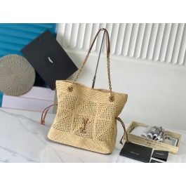 [센락] 생로랑 제이미 라피아 토트백  30*30*10