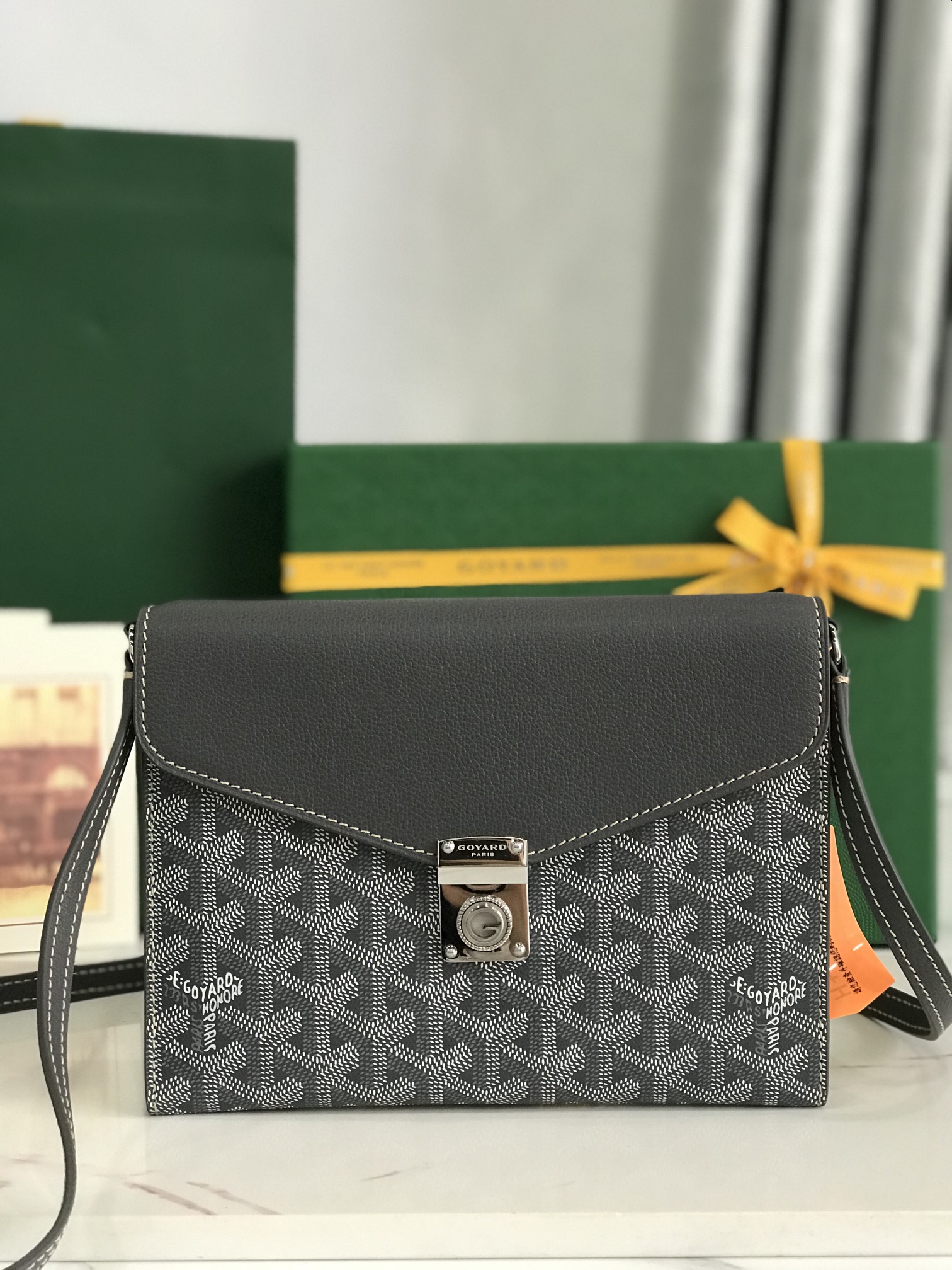 고야드 쉬프르 월렛 파우치 그레이 21*4*16