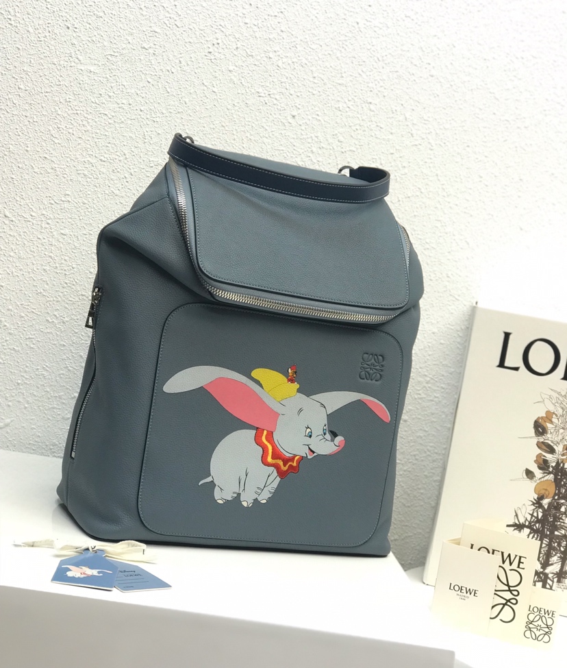 [나나] 로에베 디즈니 고야 백팩 블루 34*38*15