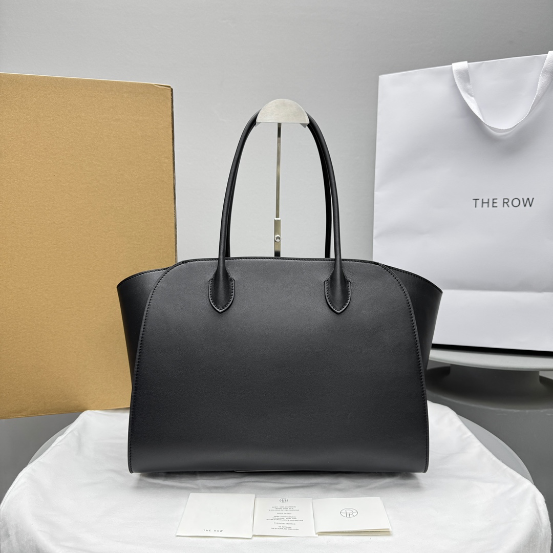 [세터] 더로우 말로 레더 토트백 블랙 35*16*26