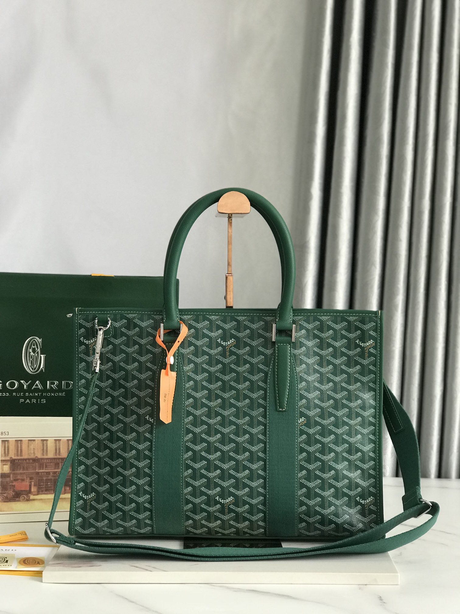 고야드 모르방 도큐먼트 케이스 그린 39*6.5*29