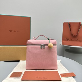 [세터] 로로피아나 L23.5 엑스트라 포켓 백팩 브라운 23*8*22