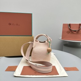 [세터] 로로피아나 마이크로 베일 백 핑크 14*14*18