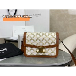 [팬더] 셀린느 트리옹프 숄더 백 베이지/브라운 22.5*16.5*7.5