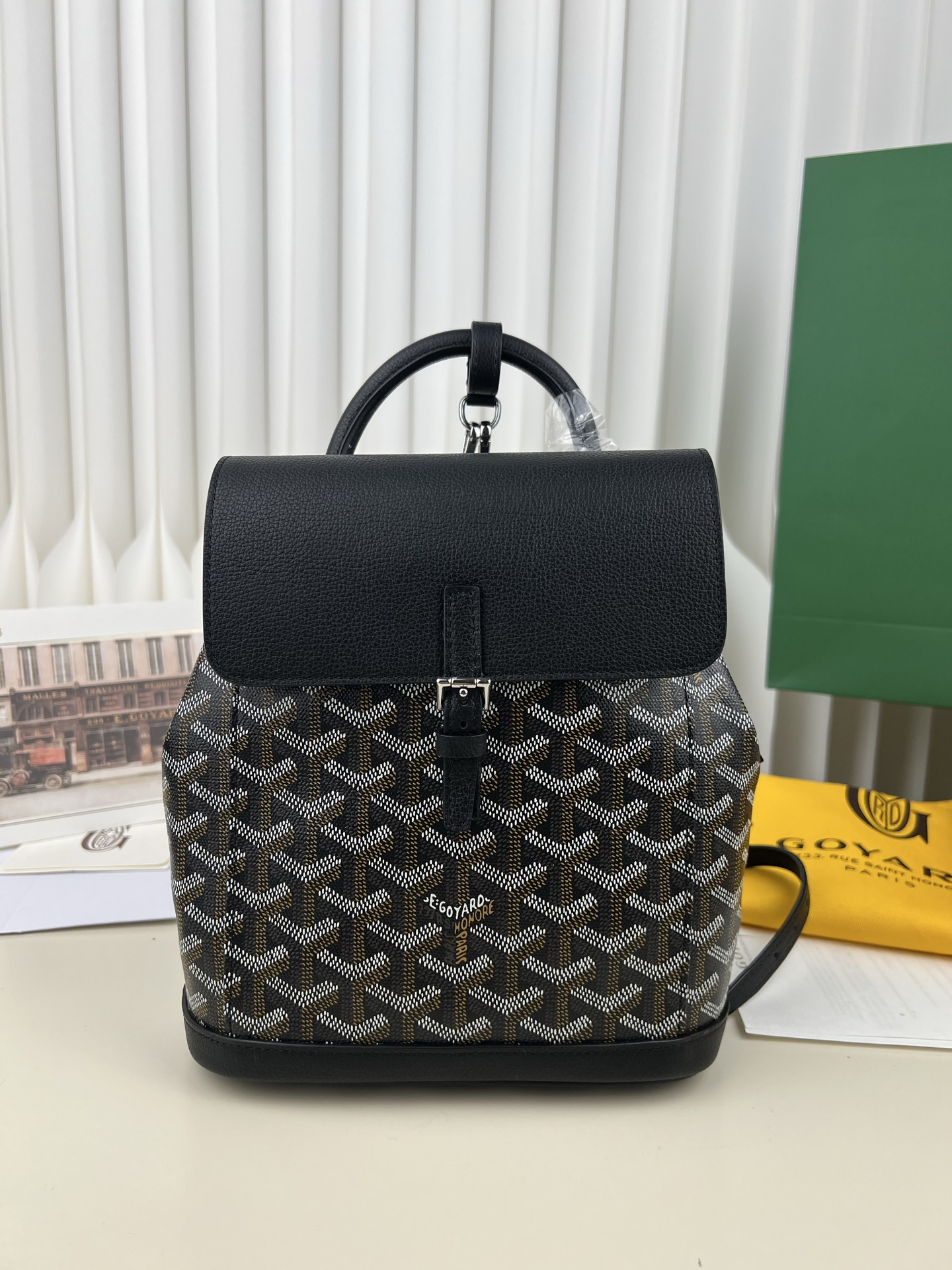 [팬더] 고야드 알팡 미니 백팩 블랙 23*9.5*19