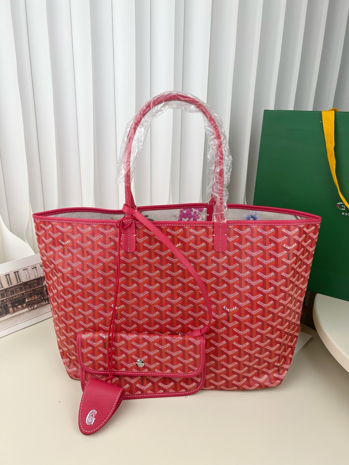 [팬더] 고야드 생루이 PM 토트백 핑크 34*15*28