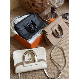 [찡댄] 에르메스 할잔 백  블랙/베이지/브라운