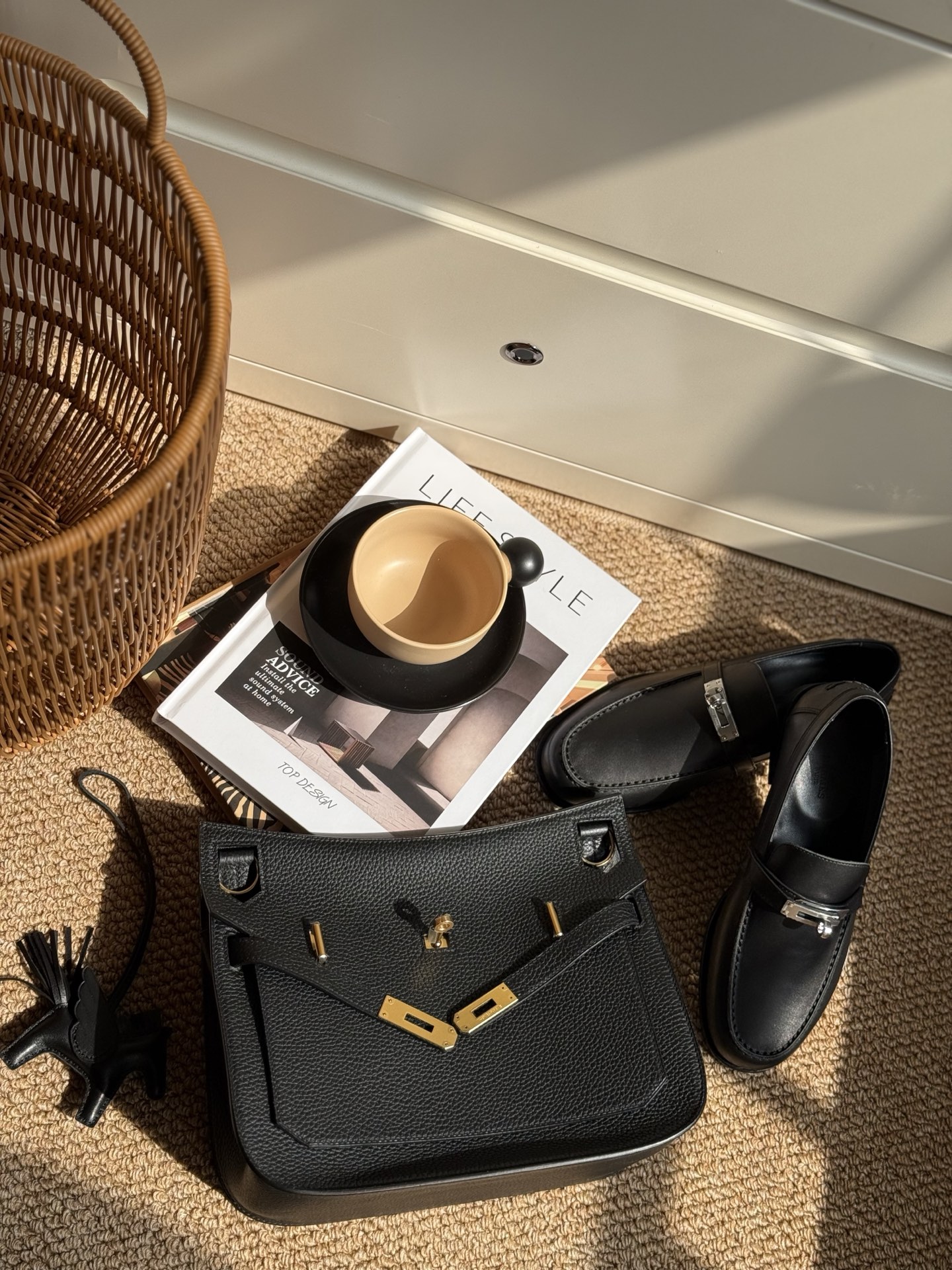 [찡댄] 에르메스 집시에르 미니 숄더백  블랙