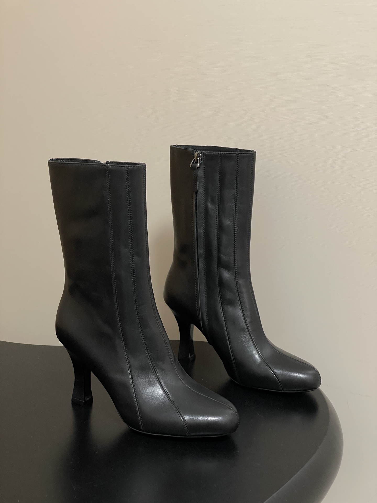 [제이드] 더로우 스펜서 앵글부츠 블랙 *9cm