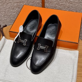 [찡댄] 에르메스 파리 로퍼 은장 블랙