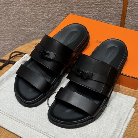 [찡댄] 에르메스 잭슨 샌들 슬리퍼 블랙