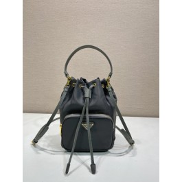 [근야오] 프라다 리나일론 버킷백 블랙 18*23*12